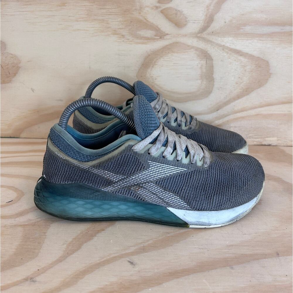 Reebok - Crossfit Nano 9 - Athletic Shoes - Gray/Green - Women's - 7.5 - FU6831